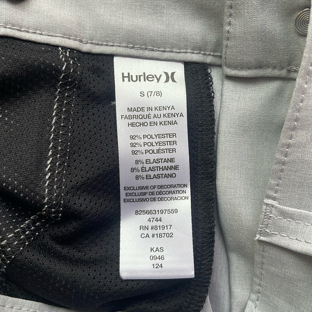Hurley Boys H2O-Dri Wick Shorts, grey - Picture 3 of 9